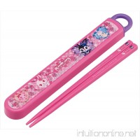 Dishwasher corresponding sliding chopsticks chopstick case set 16.5cm Jewel pet Purple Pink ABS2A by Skater - B00PVVELX0